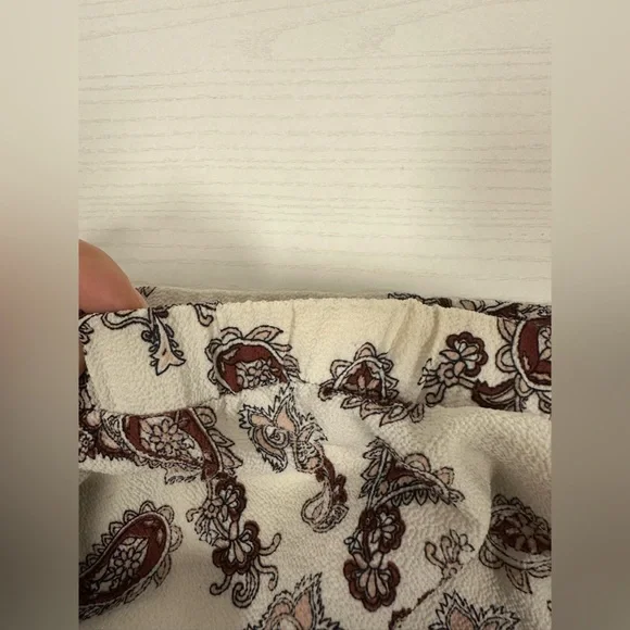 Guess Women's White and Brown Paisley Tube Top Size Small - Picture 8 of 8